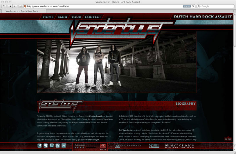 Vanderbuyst website