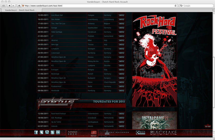 Vanderbuyst website