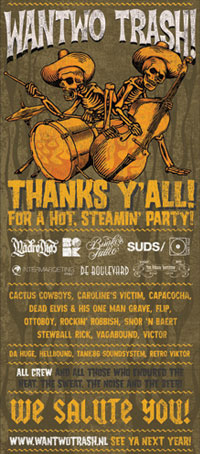 Wantwo Trash! presents Dead Elvis, Ottoboy, Capacocha