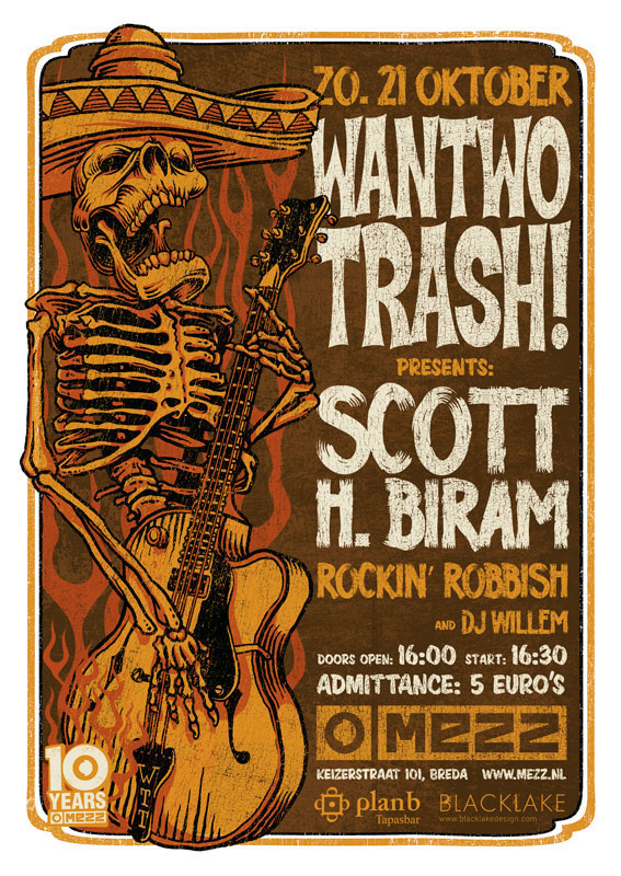 Wantwo Trash! presents Scott H. Biram